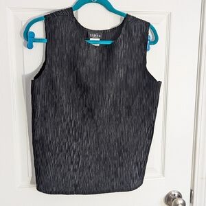 Black  Ribbed Tank Top